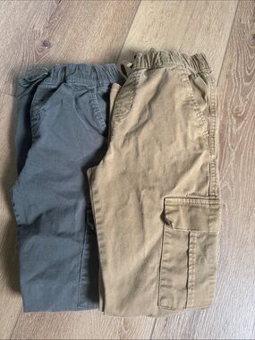 Cat & Jack Kids Cargo Pants Gray and Tan